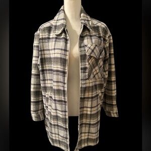Flannel Shacket Women’s, Extra Cozy and Warm, NEW